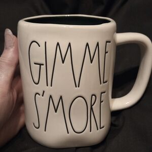 Rae Dunn Gimme S'More Green Interior Mug